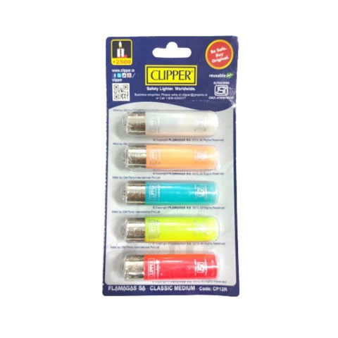 Clipper Lighter Coloured Pack of 5