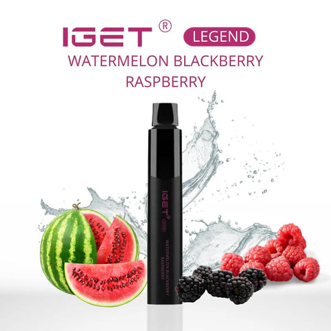 Iget Legend Watermelon Blackberry Raspberry 4000 Puff