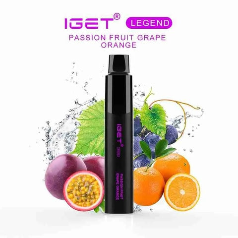 IGET Legend Passionfruit Grape Orange Ice 4000 Puff