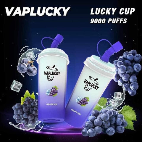 Vaplucky Lucky Cup Grape Ice 9000 Puff