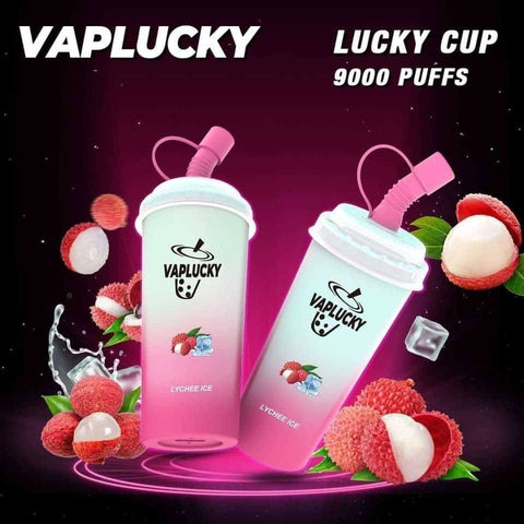 Vaplucky Lucky Cup Lychee Ice 9000 Puff