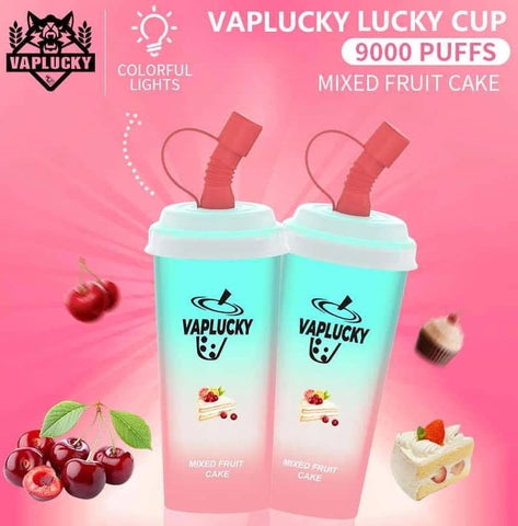 Vaplucky Lucky Cup Mix Fruit Cake 9000 Puff