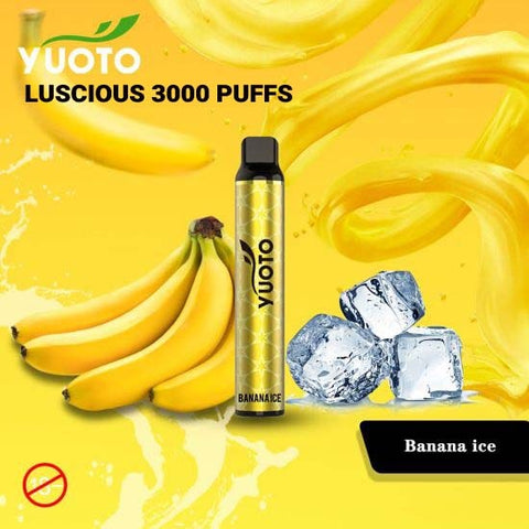 Yuoto Luscious Banana Ice 3000 Puffs