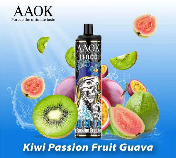 AAOK A83 Kiwi Passion Fruit Guava 11000 Puff