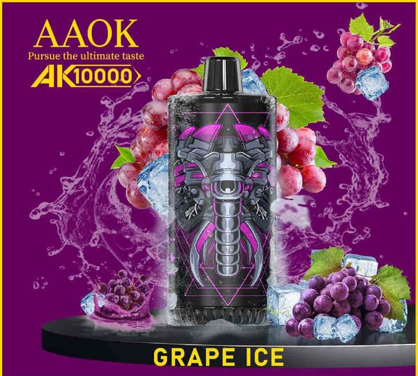 AAOK Grape Ice AK10000 Puff