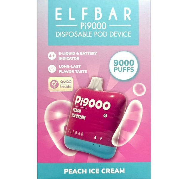 Elf Bar Pi9000 Peach Ice Cream