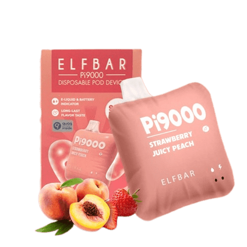 Elf Bar Pi9000 Strawberry Juicy Peach