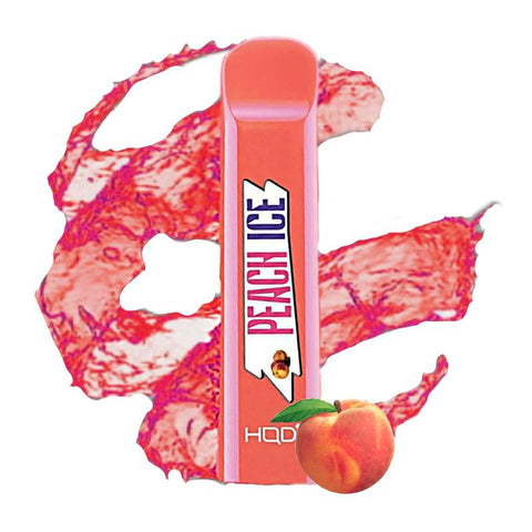 hqd cuvie peach ice disposable device