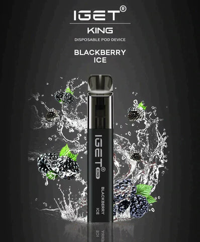 IGET King Blackberry Ice 2600 Puffs