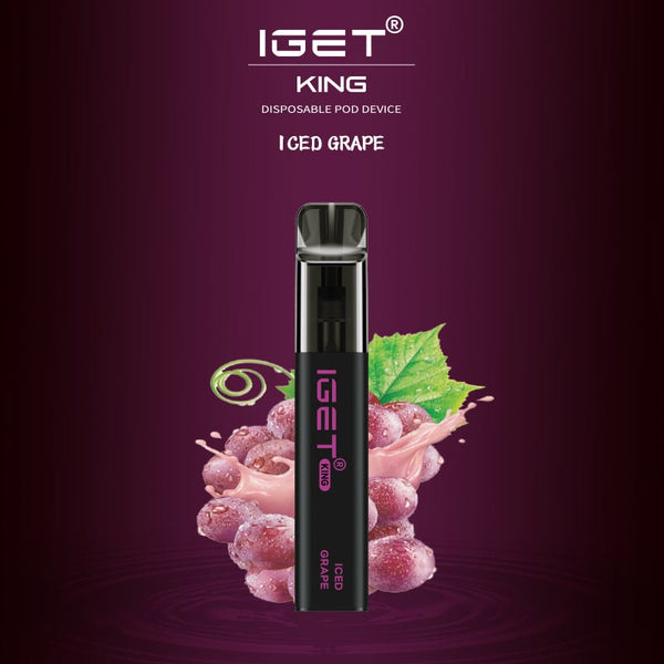 IGET King Iced Grape 2600 Puffs