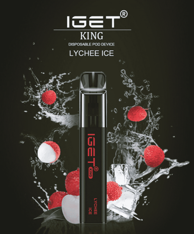 IGET King Lychee Ice 2600 Puffs