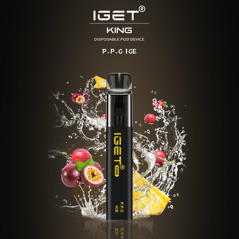IGET King PPC Ice 2600 Puffs Disposable Vape