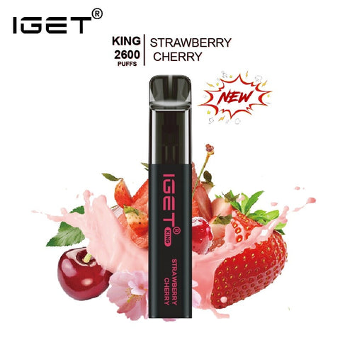 IGET King Strawberry Cherry 2600 Puffs