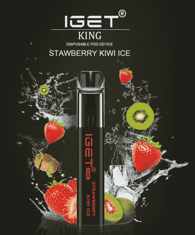IGET King Strawberry Kiwi Ice 2600 Puffs