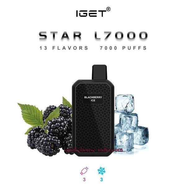 Iget Star Blackberry Ice L7000 Puff