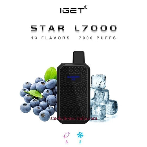 Iget Star Blueberry Ice 7000 Puff