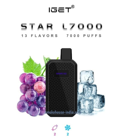 Iget Star Grape Ice L7000 Puff