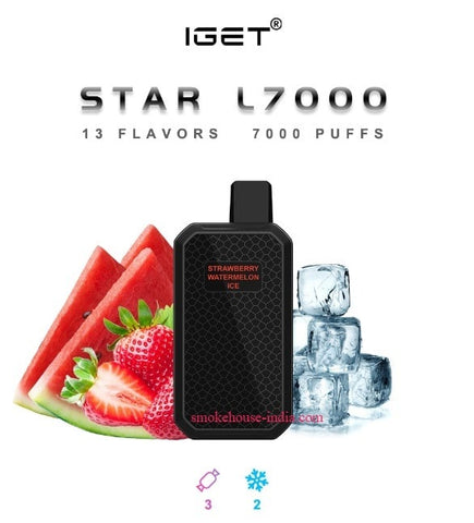 Iget Star Strawberry Watermelon Ice 7000 Puff
