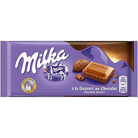 milka dessert alpine chocolate