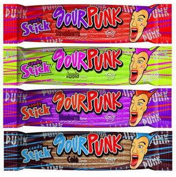Sour Punk Candy Sticks