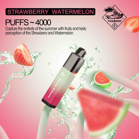 Strawberry Watermelon Tugboat Mega Flow 4000 Puffs