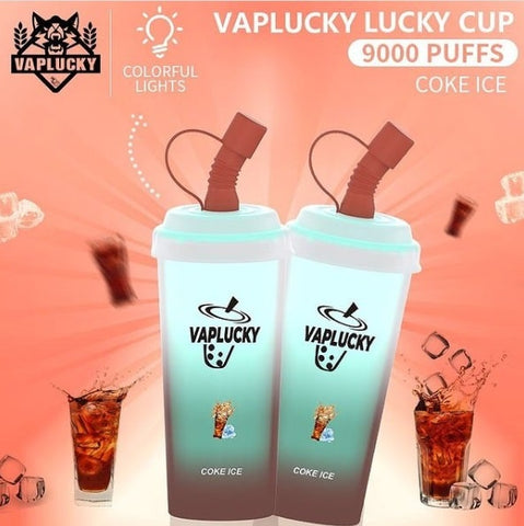 Vaplucky Lucky Cup Coke Ice 9000 Puff