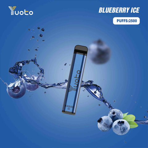 Yuoto XXL Blueberry Ice 2500 Puff Display
