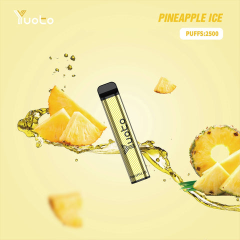 Yuoto XXL Pineapple Ice 2500 Puff Display